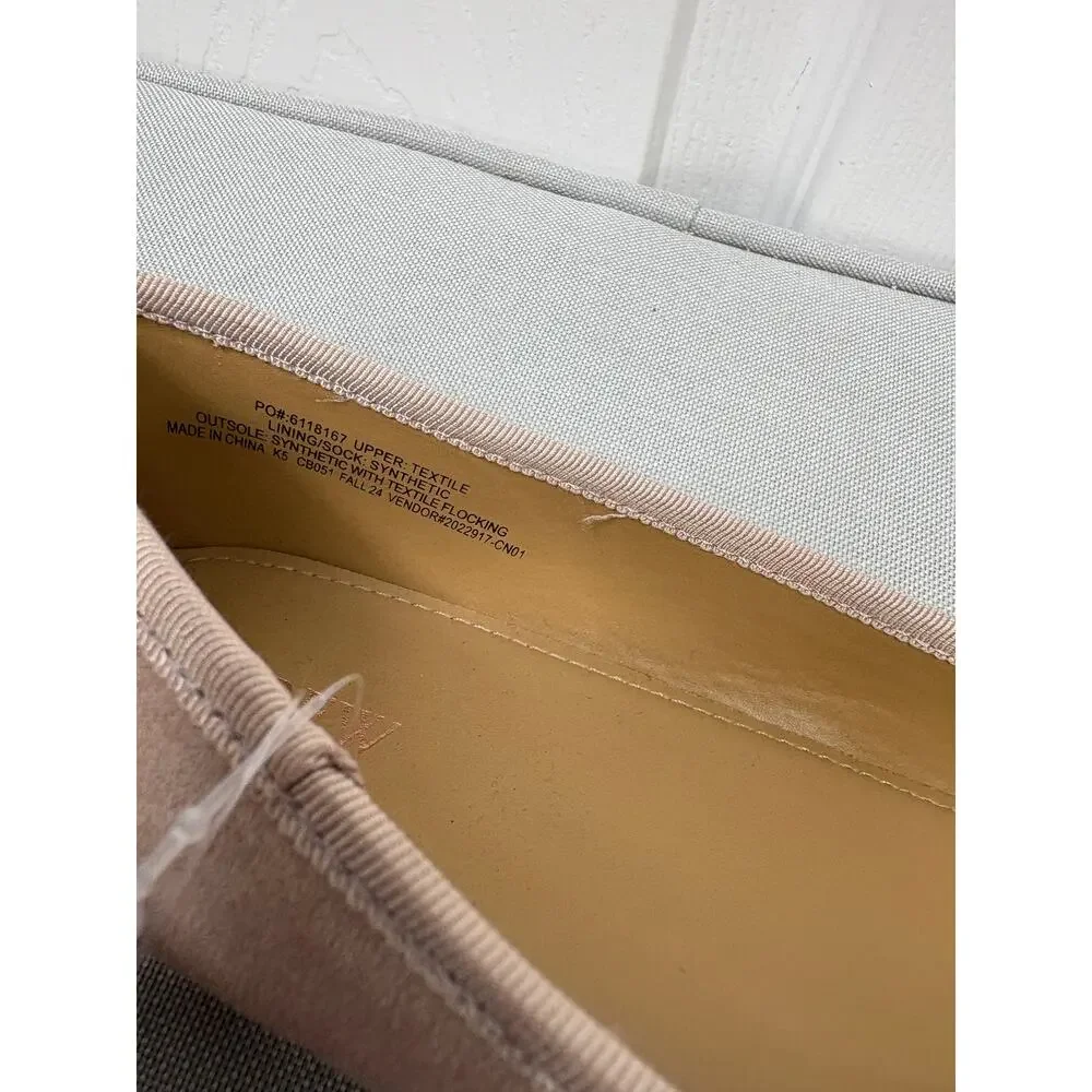 J. Crew Crewcuts Girl's Pink Glitter Ballet Flats - Size 5 - NEW